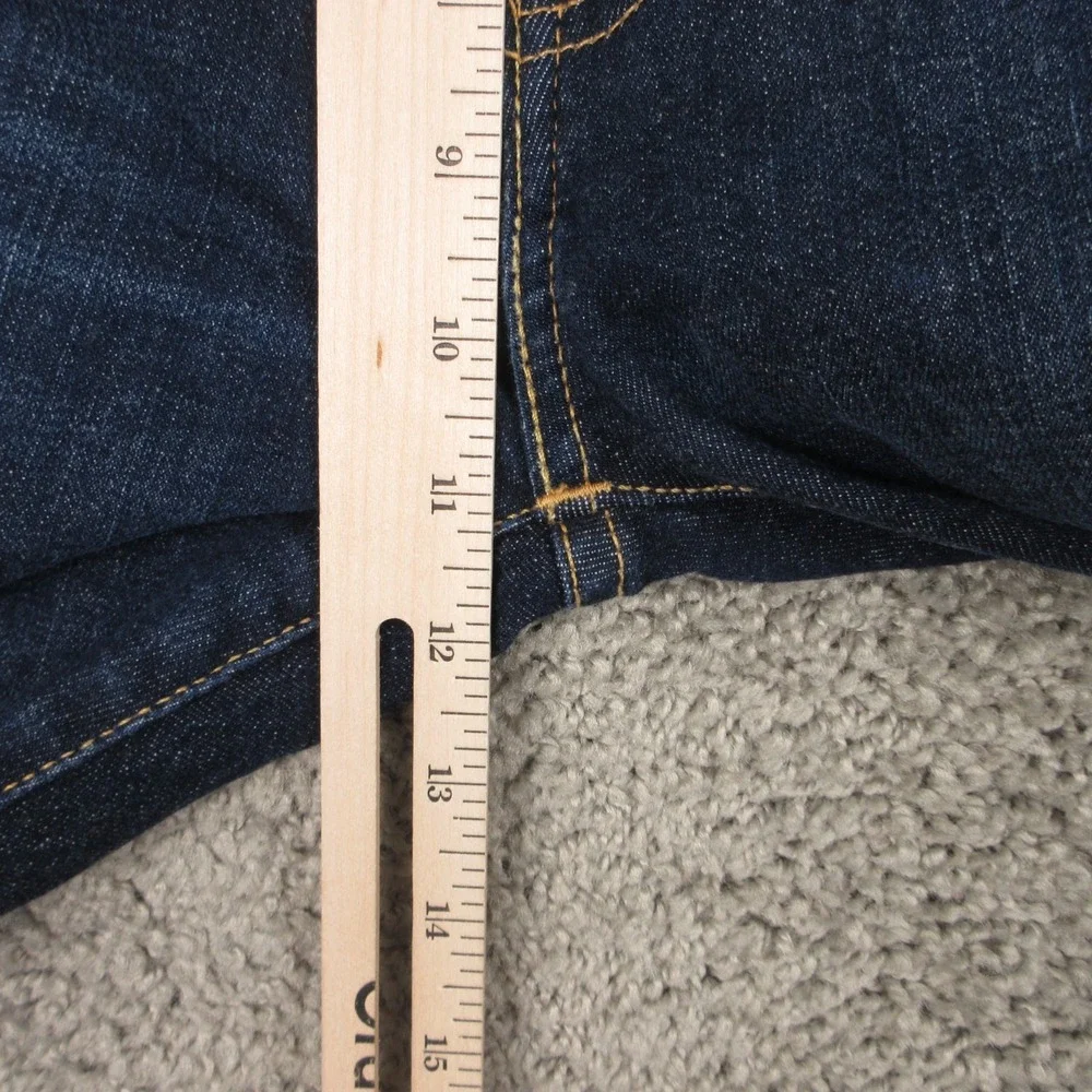 Levis Jeans Mens 34x32 Blue 512 Slim Tapered  Premium Dark Wash Fade Denim Pants